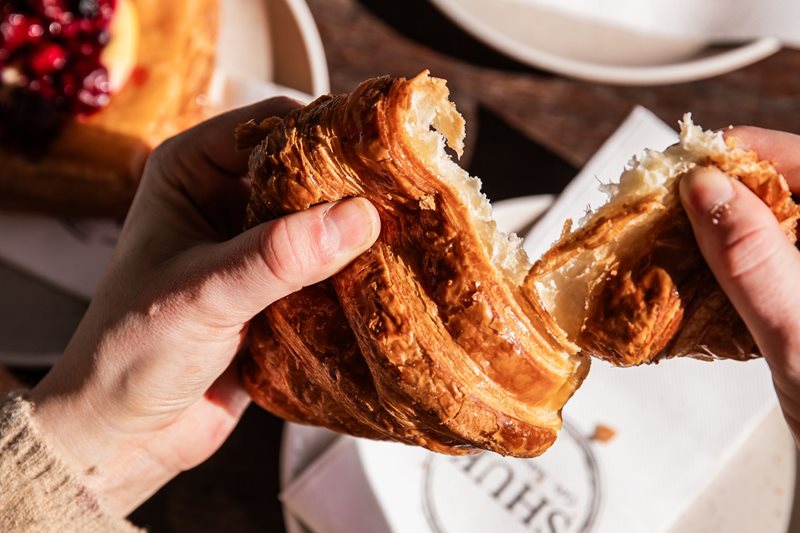 Free Coffee and Croissants at Shuk