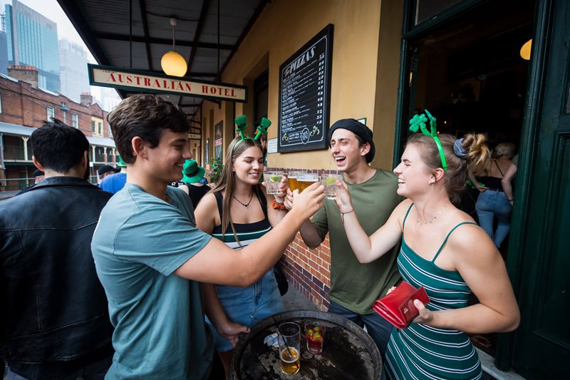 St Patrick's Day at The Aussie