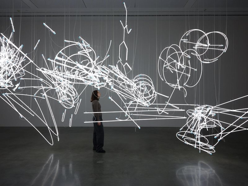 Curator tour: Cerith Wyn Evans .... in light of the visible