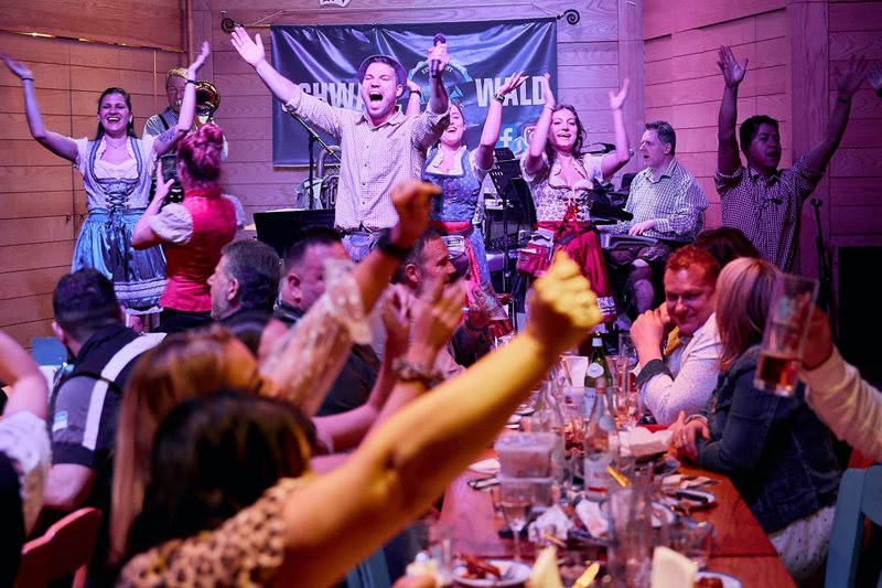 Vivid Neon Party at Munich Brauhaus