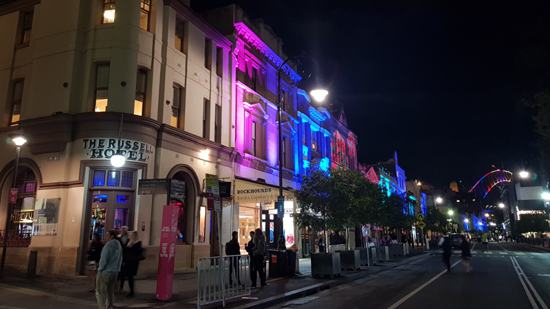 Vivid Sydney at Fortune of War Hotel