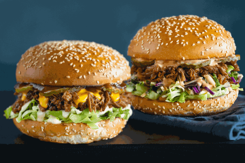 Slow Cooked Brisket Burger 