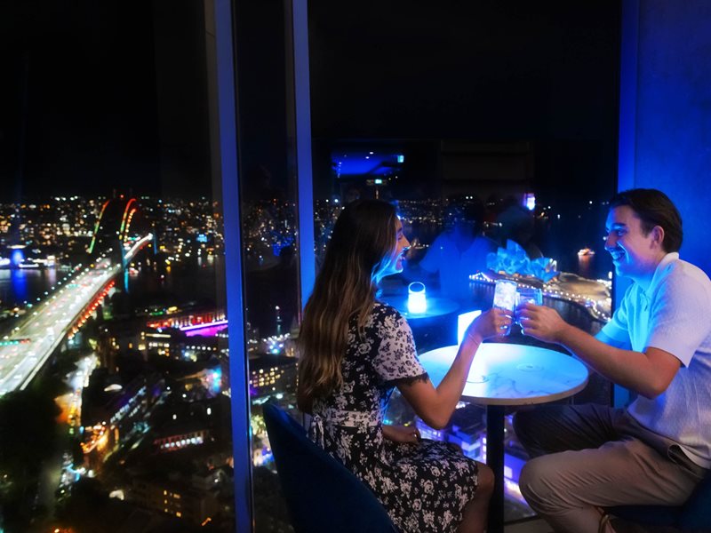 Vivid Sydney at Blu Bar on 36, Shangri-La Sydney