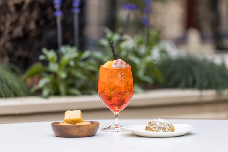 Passionfruit Cocktail with Beef Tartare or Eggplant Tapenade