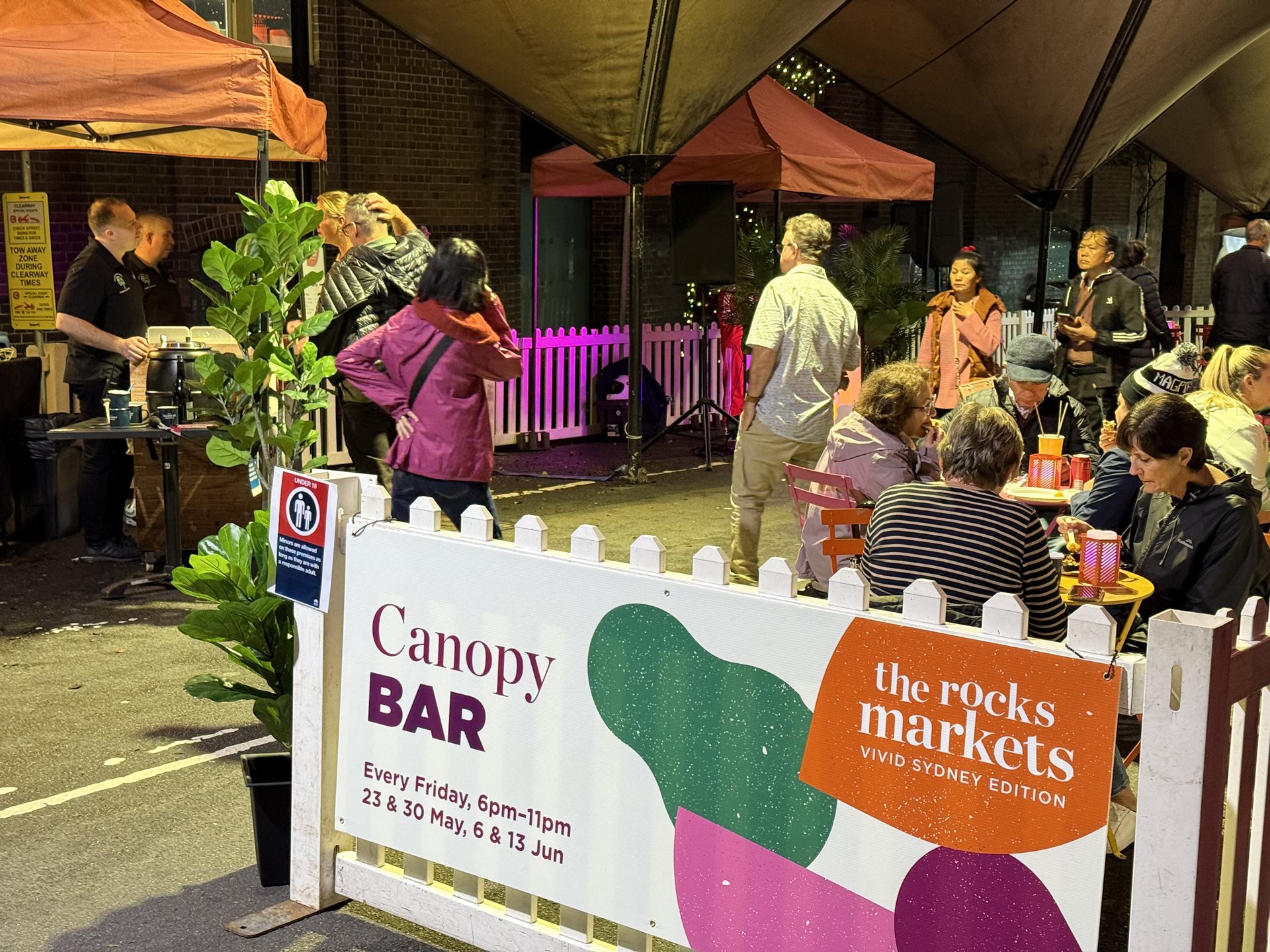 Canopy Bar at The Rocks Markets
