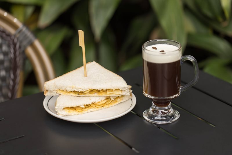 $20 Irish Coffee & Tayto Sandwich