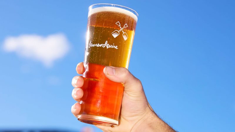 Happy Hour at The Squire's Landing Brewhouse