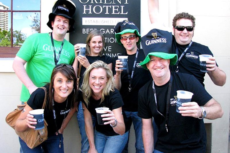 St Patrick's Day at the Orient Hotel