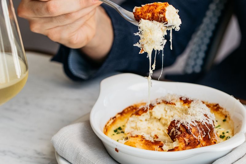 Soufflé au Comté  at Whalebridge