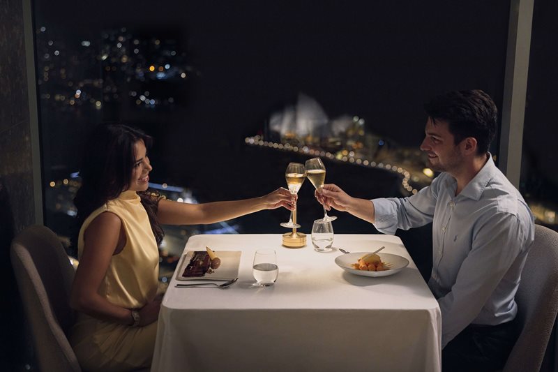 Valentine’s Day Dinner at Altitude, Shangri-La Sydney