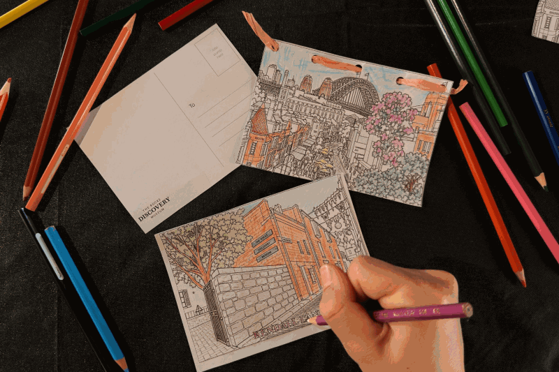 Free Postcard Making at The Rocks Discovery Museum